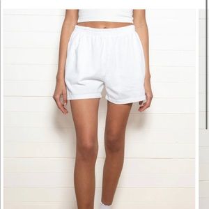 Brandy Melville Rosa sweat-shorts in dark green